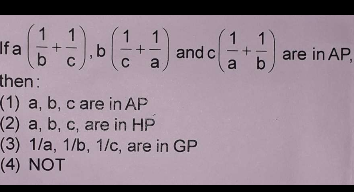 Question image for Please give answer Find the ap or gp o. ...... ..